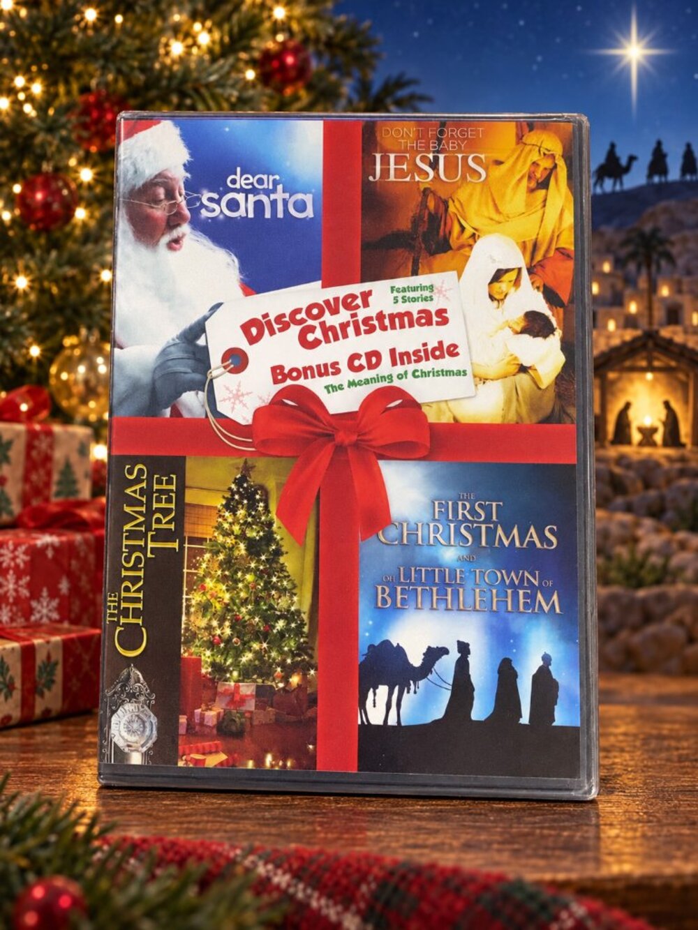 Discover Christmas 5 Feature Pack + Bonus CD (DVD/CD, Region 1) Brand New!